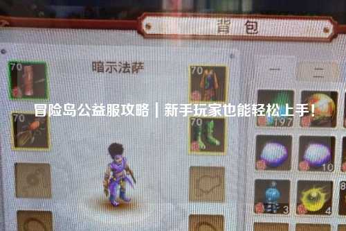 冒险岛公益服攻略|新手玩家也能轻松上手!