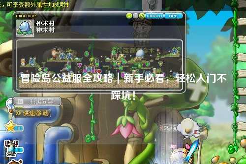 冒险岛公益服全攻略｜新手必看，轻松入门不踩坑！