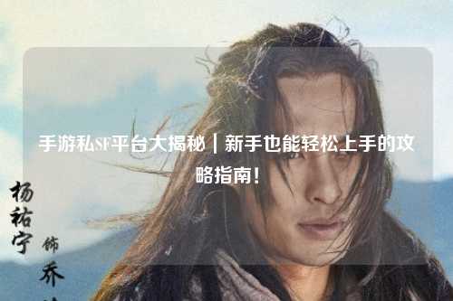 手游私SF平台大揭秘|新手也能轻松上手的攻略指南!
