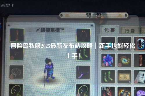 冒险岛私服2025最新发布站攻略|新手也能轻松上手!