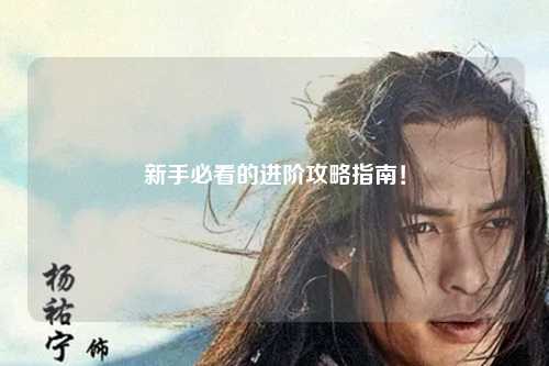 新手必看的进阶攻略指南!
