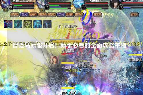 冒险岛新服开启!新手必看的全面攻略来啦~