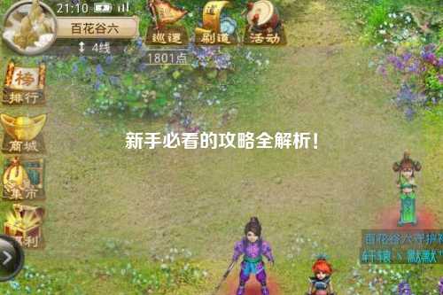 新手必看的攻略全解析!