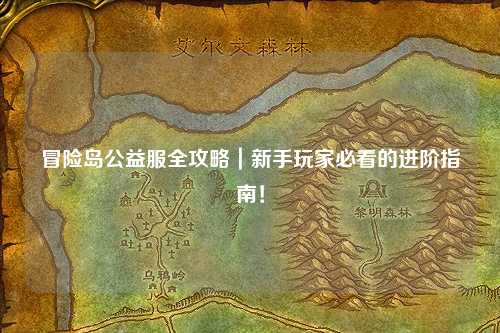 冒险岛公益服全攻略｜新手玩家必看的进阶指南！