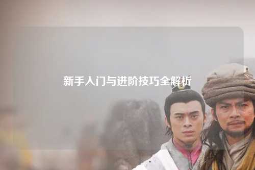 新手入门与进阶技巧全解析